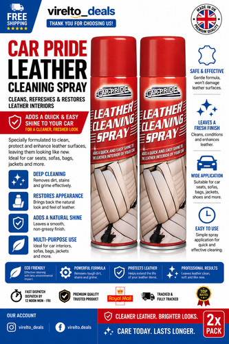 Leather cleaner spray - 2,